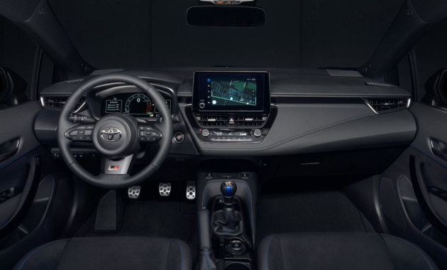2024 GR Corolla new infotainment system