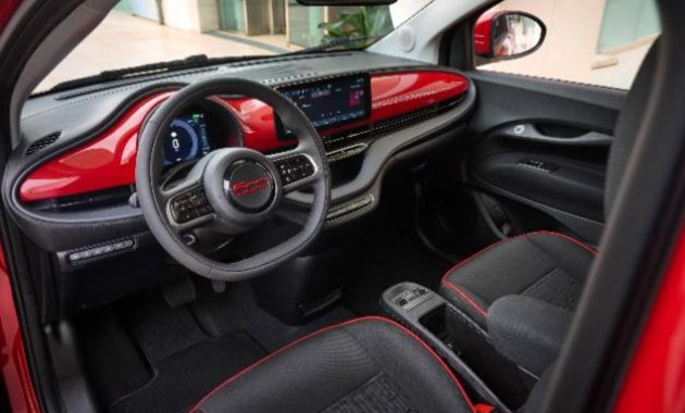 2024 fiat 500 interior